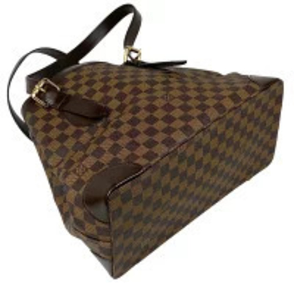 Louis Vuitton Brown Damier Hampstead Shoulder Tote Bag Brown
